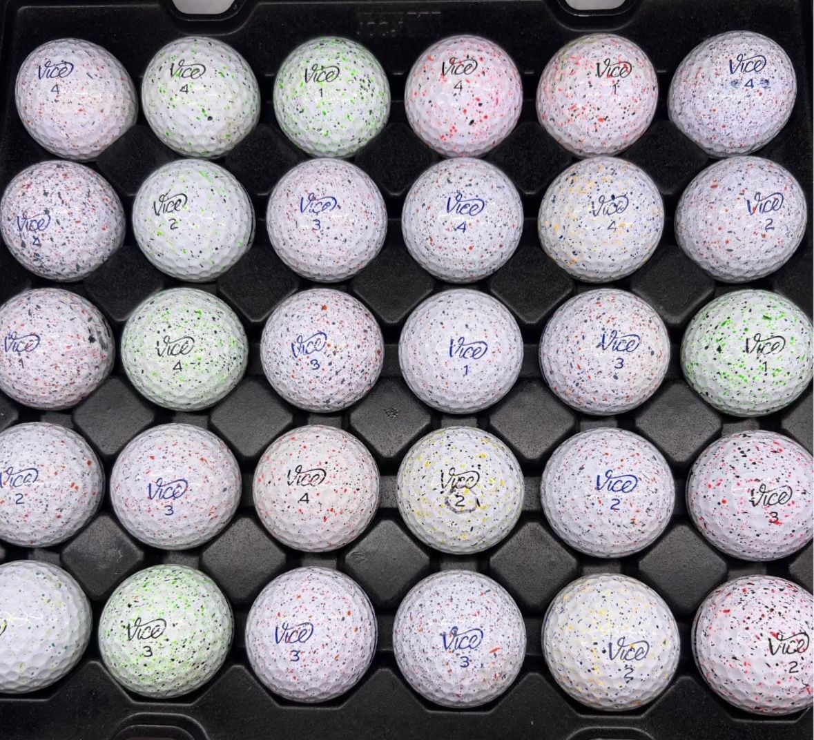 Vice Drip / Color Golf Balls $10 Per Dozen