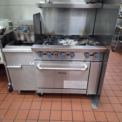 6 burner commercial range bluelava