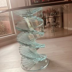 Stunning Contemporary Glass Dining Table   84”x44”