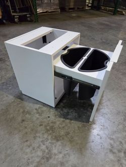 Kimball Office Pull-out Trash and Recycling Cabinet Module