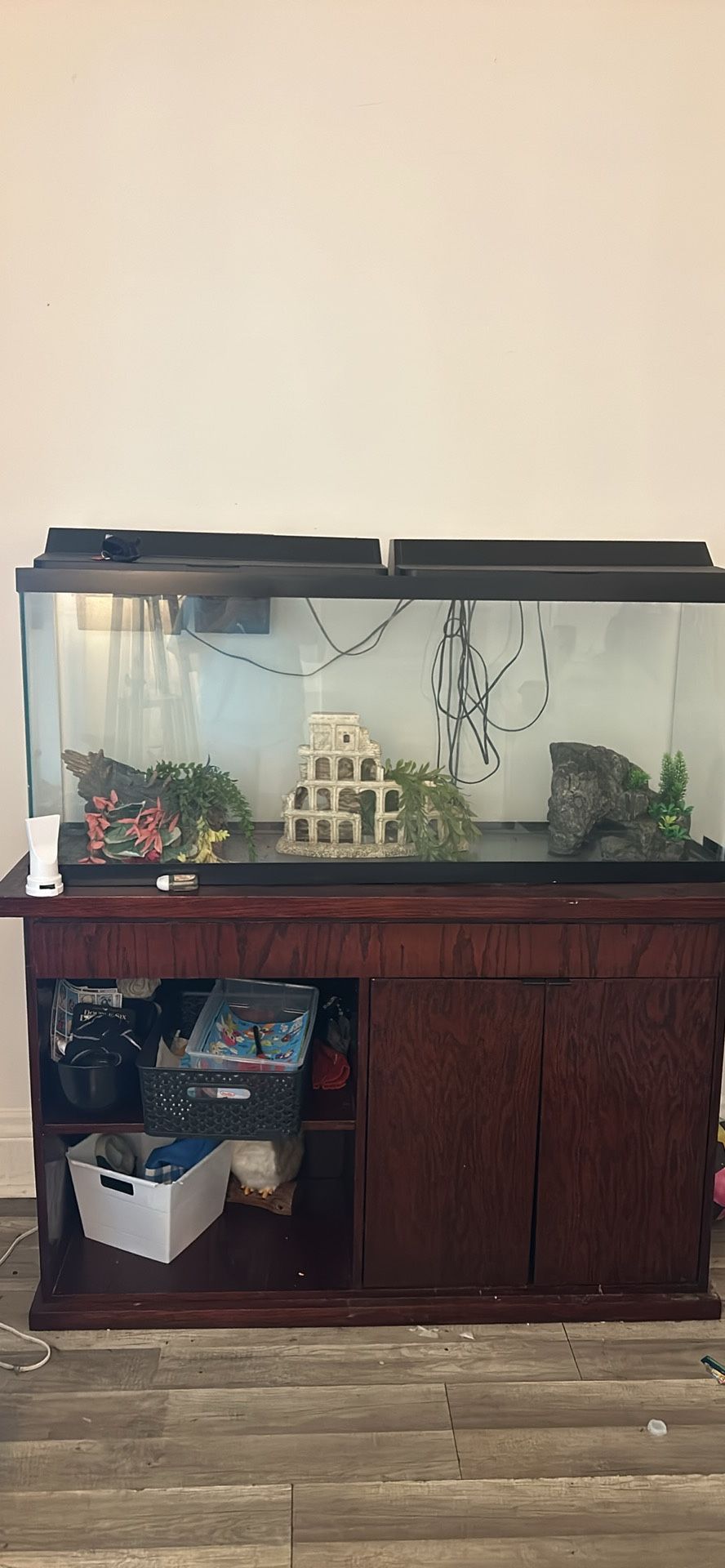 Fish Tank And Table