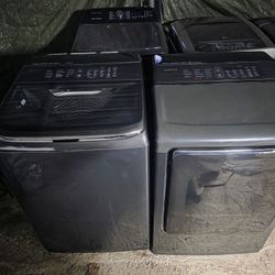Samsung  Washer And Dryer Electric Matching Set 