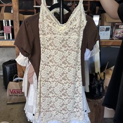Jaggerandstone Lace Mini Dress