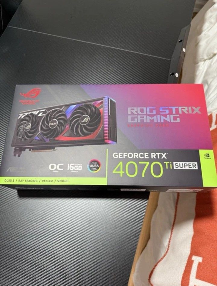 ASUS ROG Strix GeForce RTX 4070 Ti Super OC Edition 16GB GDDR6X Video Card