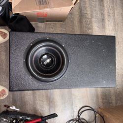 10” Subwoofer Asylum Lunatic 1 12 Box With Lunatic 12D2 Subwoofer 