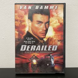 Derailed DVD Jean Claude Van Damme Movie Crime Thriller Martial Arts Rare 2002
