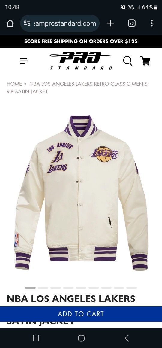 Nike X ambush NBA COLLECTION Lakers Jacket