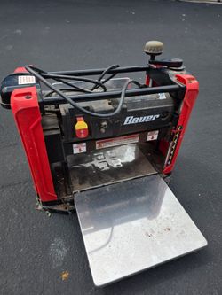 Bauer 12-1/2 In. Portable Thickness Planer
