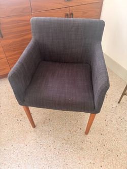 West Elm Mid-Century Upholstered Dining Chair – Gray – $50/each