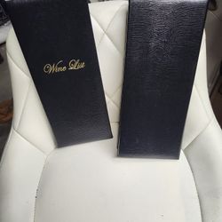 Menu Solutions L702C 5 1/2" x 11" Black Wine List Cover