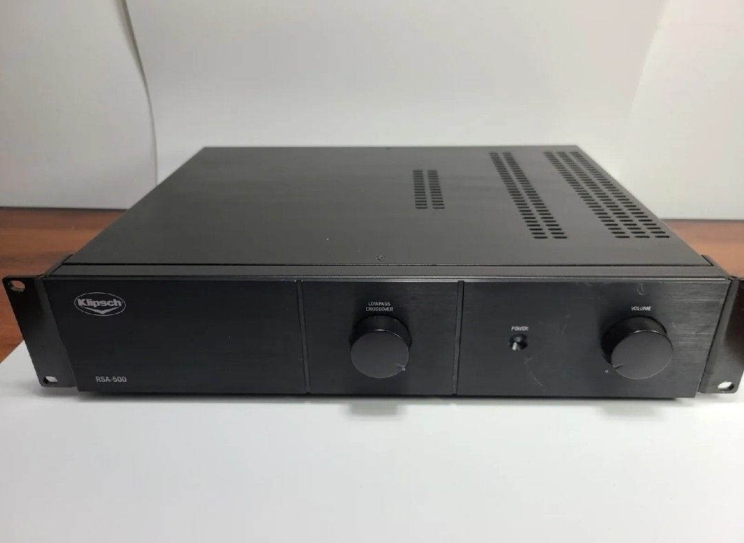 Klipsch RSA-500 300-watt/500w subwoofer Amp / crossover For repair.