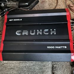 Crunch 1000 Watt 4 Channel Amp 