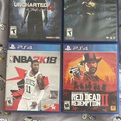Ps4 Games $10 Each $40 For All