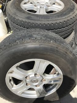 Rims and tires for tundra