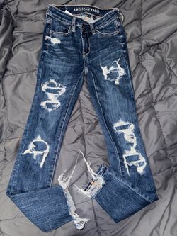 American Eagle Distressed Stretch Jeans