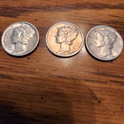 Mercury Dimes 