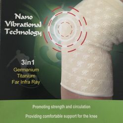 Germanium Titanium Far Infra Ray Nano Vibrational Technology Knee Guard