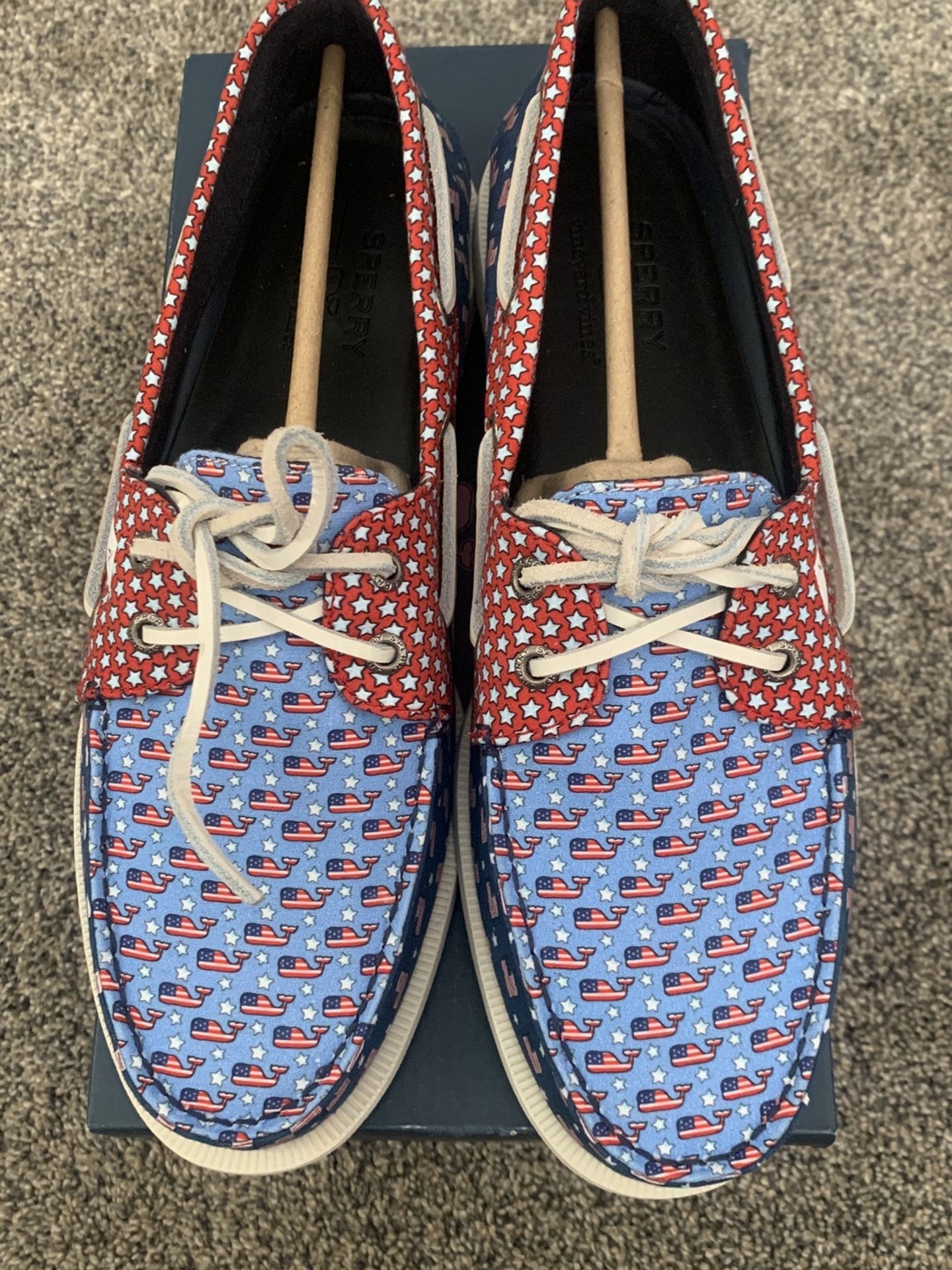 Sperry Top Sider USA Limited Edition Size 10.5 !BRAND NEW!