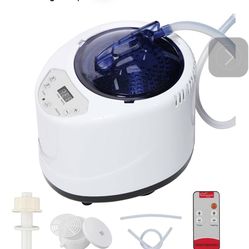 Sauna Steamer Machine, Portable Sauna Steamer, Steam Generator for Sauna, 2.5 Liter Home Sauna Steamer Pot with Remote Control, Steam Cup, Home Spa Sa