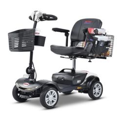 Flynama Four Wheels Compact Travel Mobility Scooter with 300w Motor- Chrome Model #L-P198329  $1655 plus tax at Lowe's website new still in the box