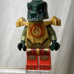 Lego Minifigure Craggier Fire Chi Armor Gold Torso dim013 Legends Of Chima 2015 (Rare Collectors Item!)