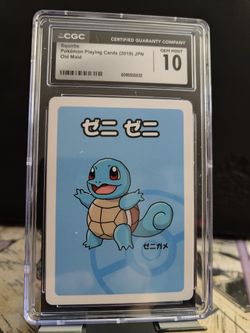 CGC GEM MINT 10 Squirtle Old Maid