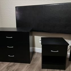 Black Bed Set (full/queen) 