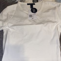 Knit Top/Baby Te White