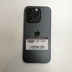 iPhone 15 Pro 256 GB Black Unlocked 