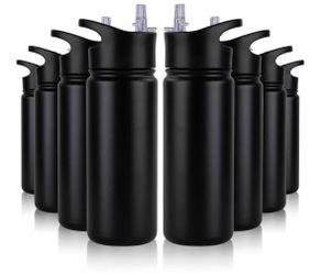 🔥 BULK DEAL – 8-Pack 16oz Insulated Stainless Steel Water Bottles – $45 (Retail $64.99) 🔥