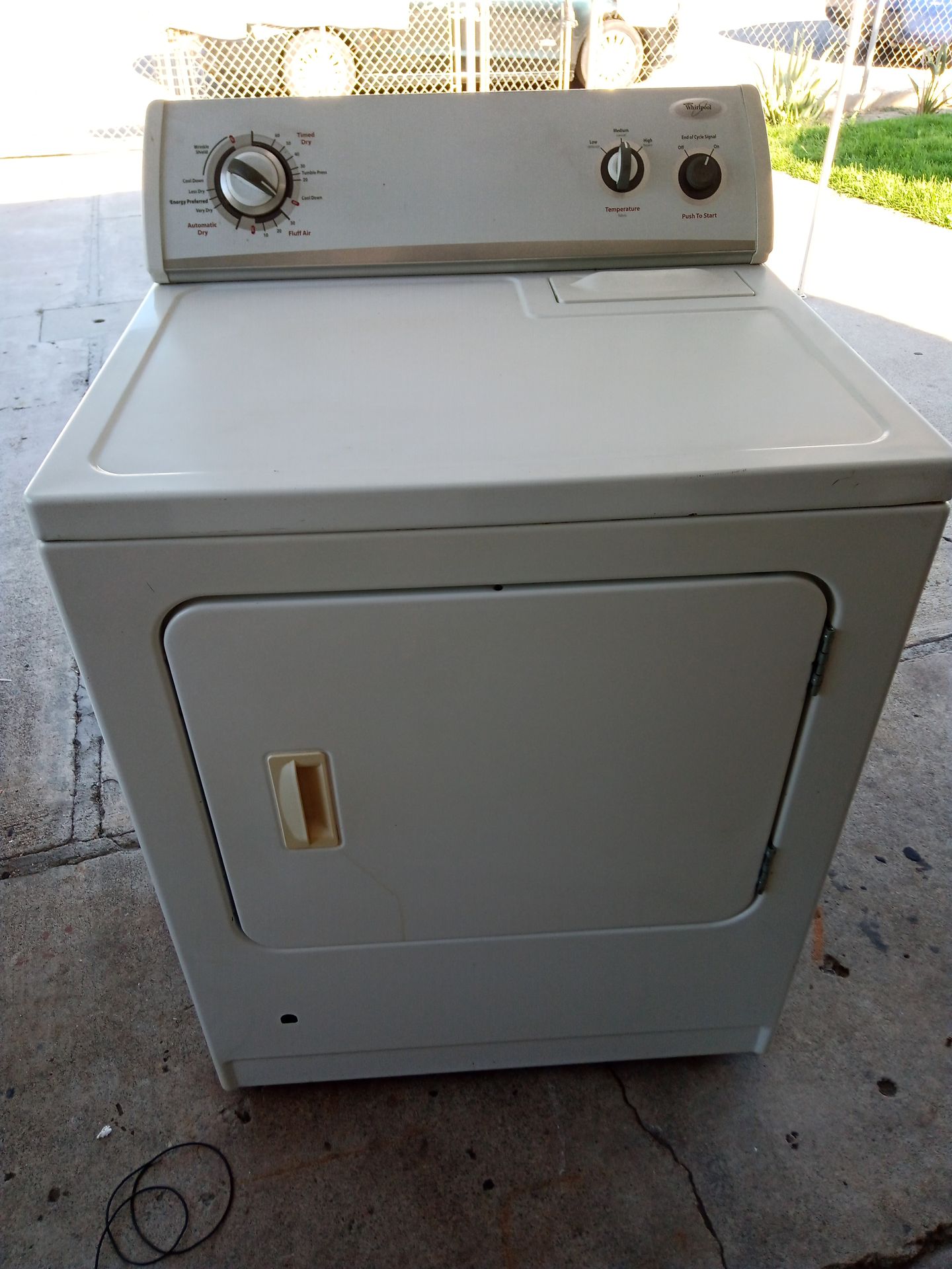 Whirlpool gas dryer