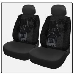 2pc Darth Vader Cloth Seat Covers New