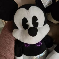 2023 Disney 100 Years of Wonder Mickey & Minnie Mouse 30" Jumbo Plush Doll Set