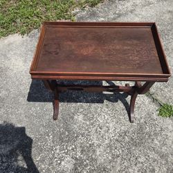 Vintage Wooden End Or Side Table 
