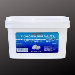 22 lbs, 3-inch Swimming Pool Chlorinating Tablets (Chlorine Tablets)
