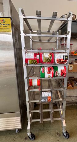 Large Aluminum Can Storage Rack