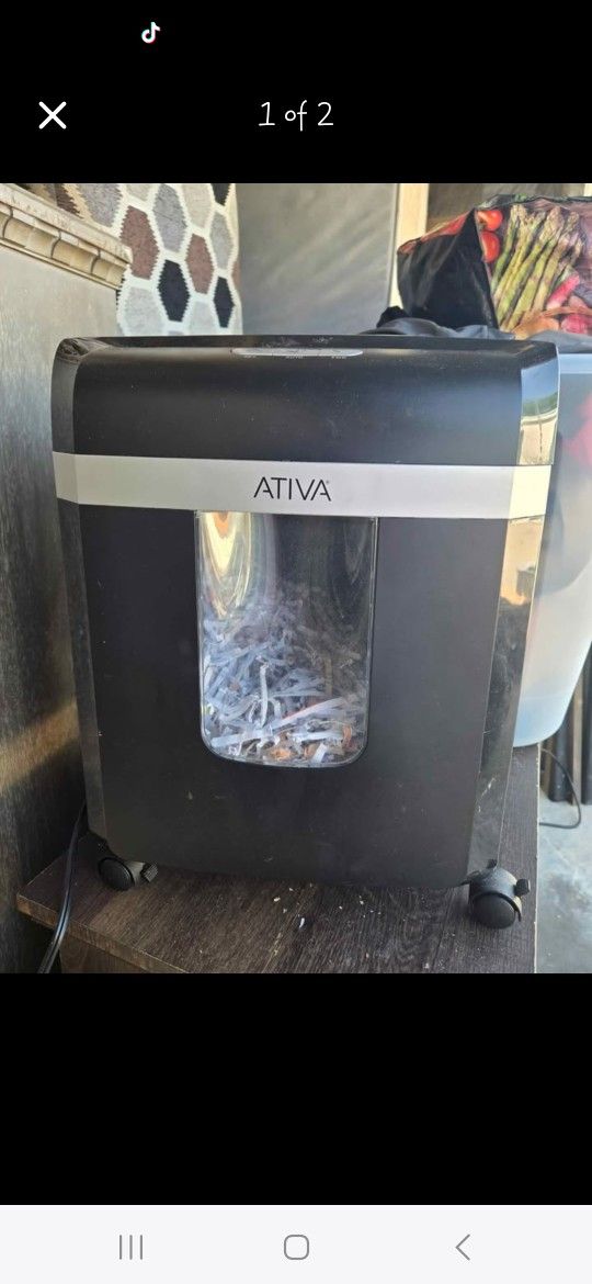 ATIVA 10-page Papper Shredder