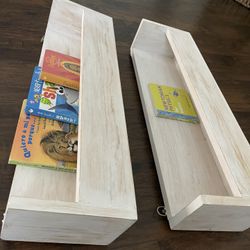 Set Of Two Bookshelves. Solid Wood