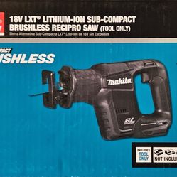 Makita 18V LXT Sub-Compact Lithium-Ion Brushless Cordless Variable Speed Reciprocating Saw (Tool-Only)

