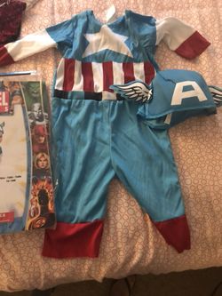 Captain America costume size 12-18 months