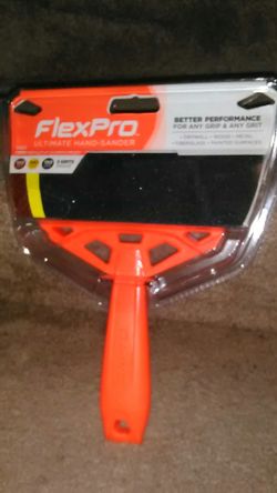 Flex Pro Ultimate Hand Sander w/ Sheets! **Brand New!