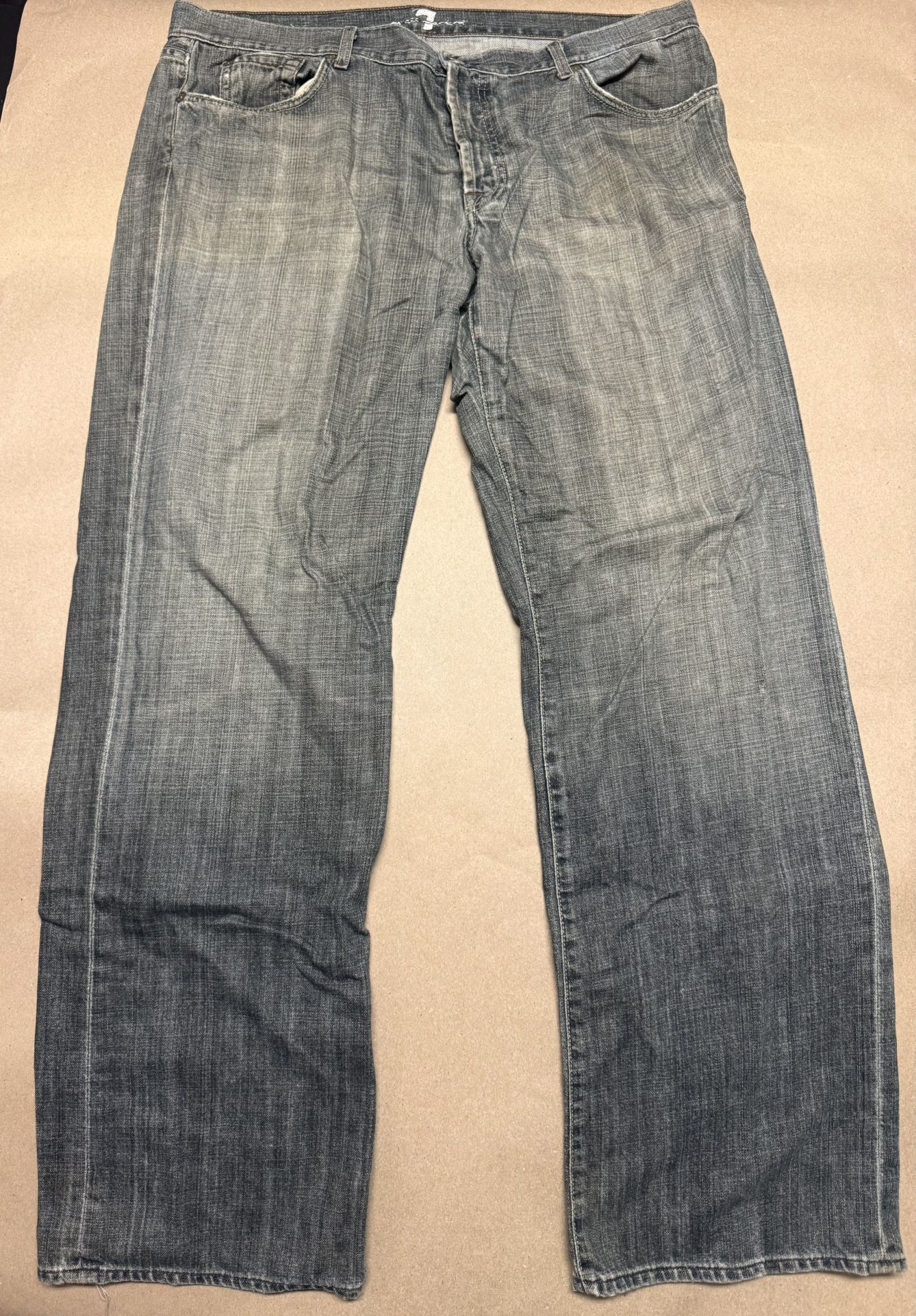 Seven 7 For All Mankind Relaxed Denim Jeans Men’s 38 x 34 Rare!