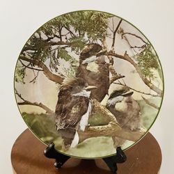 Royal Doulton Young Kookaburras Decorative Plate, Royal Doulton Bird Plate, Royal Doulton China, Home Decor, Decorative Bird plate, Plates