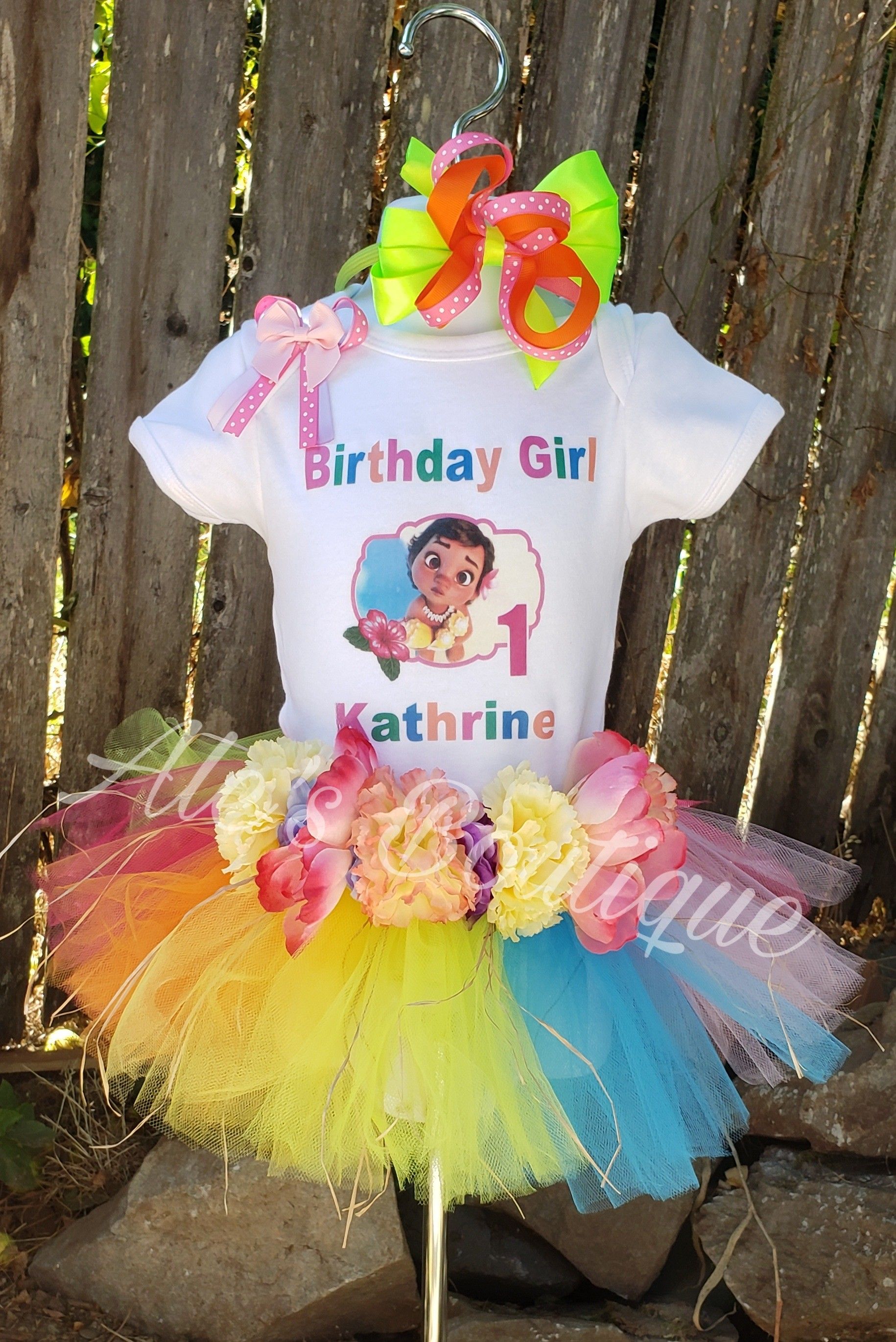 Moana tutu outfit