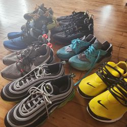 8 Pairs-package Deal- 9 Used Nikes Ratings 7/10 (All 