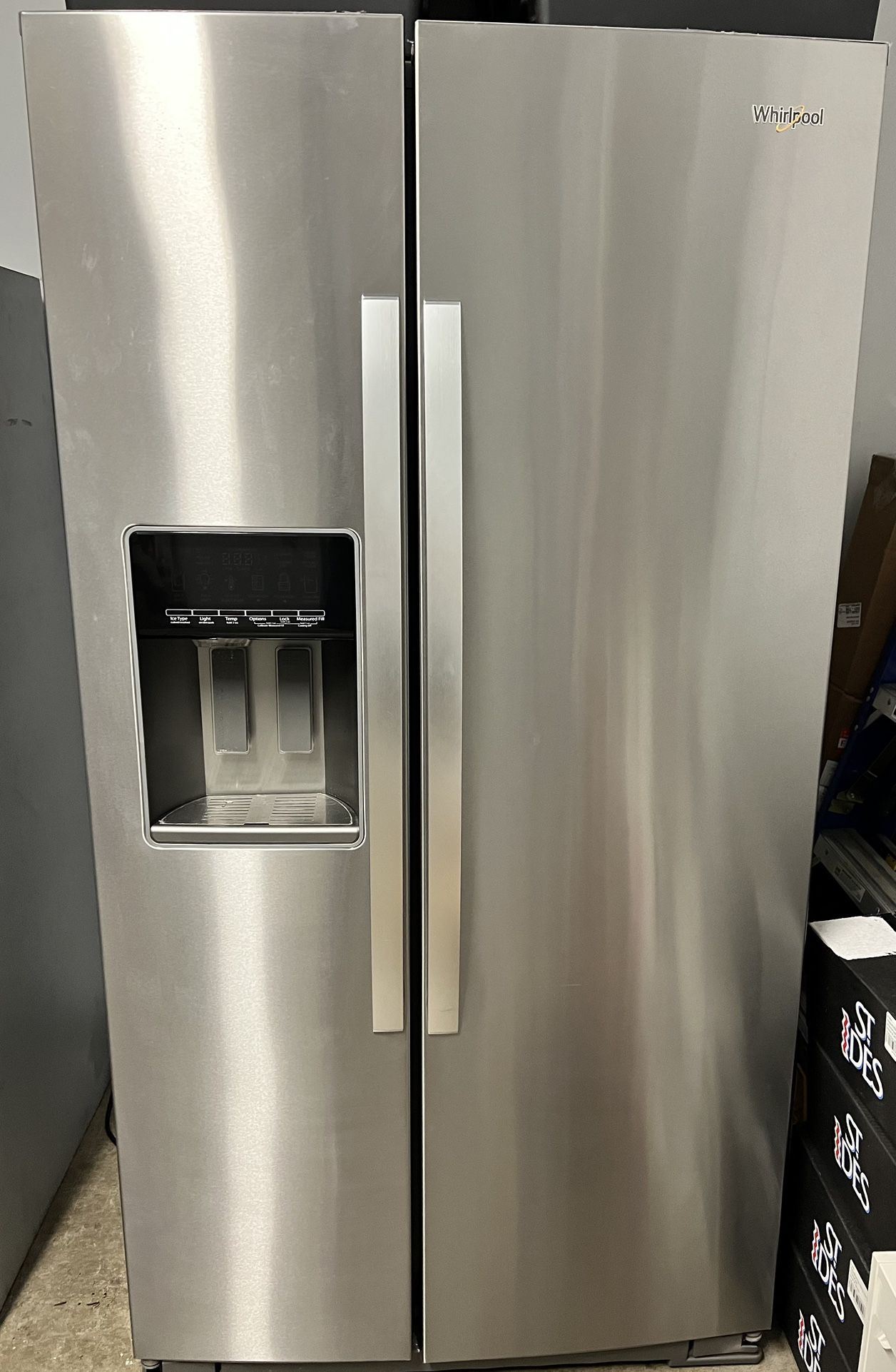 36-inch Wide Side-by-Side Refrigerator - 28 cu. ft. Model: WRS588FIHZ