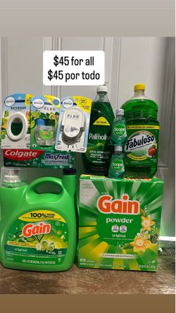 Gain Laundry Detergent Bundle