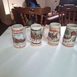 Budweiser Beer Steins
