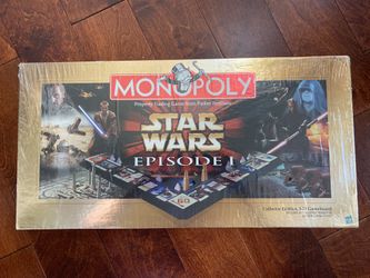 NEW and Sealed Star Wars Monopoly Game 