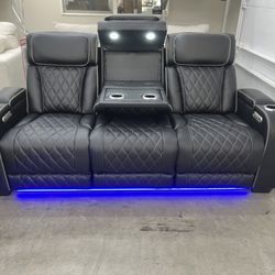 2pc Power Reclining Sofa And Loveseat Set 🤩